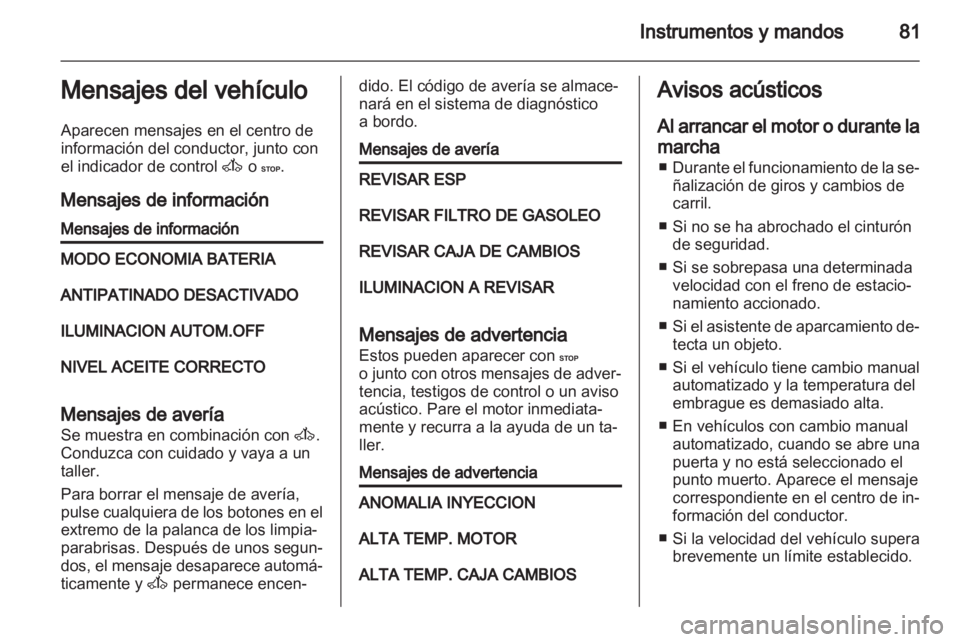 OPEL MOVANO_B 2012 Manual de Instrucciones (in Spanish) OPEL MOVANO_B 2012 Manual de Instrucciones (in Spanish)