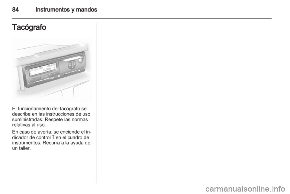 OPEL MOVANO_B 2012 Manual de Instrucciones (in Spanish) OPEL MOVANO_B 2012 Manual de Instrucciones (in Spanish)