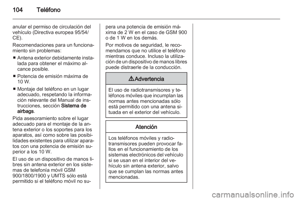 OPEL MOVANO_B 2012.5 Manual de infoentretenimiento (in Spanish) OPEL MOVANO_B 2012.5 Manual de infoentretenimiento (in Spanish)