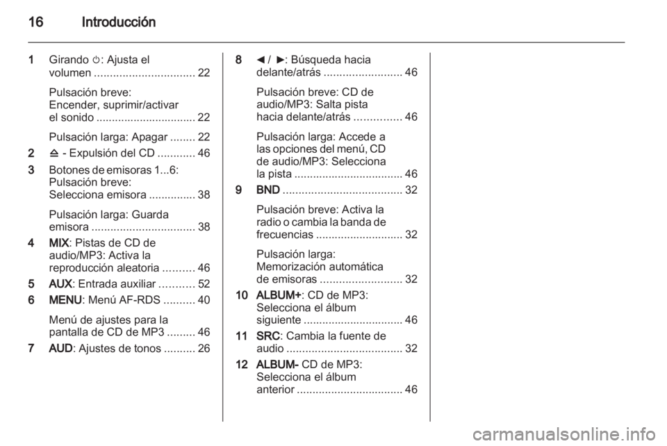 OPEL VIVARO 2012.5  Manual de infoentretenimiento (in Spanish) 