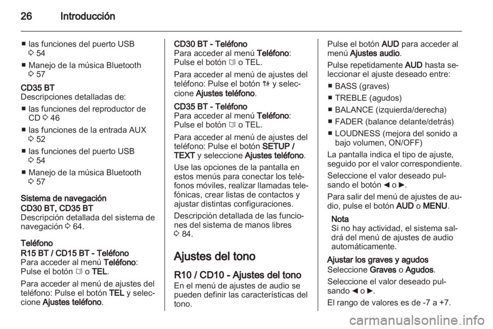 OPEL MOVANO_B 2012.5  Manual de infoentretenimiento (in Spanish) 