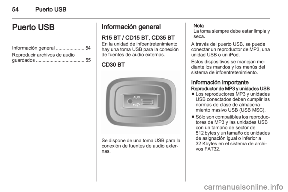 OPEL MOVANO_B 2012.5 Manual de infoentretenimiento (in Spanish) OPEL MOVANO_B 2012.5 Manual de infoentretenimiento (in Spanish)