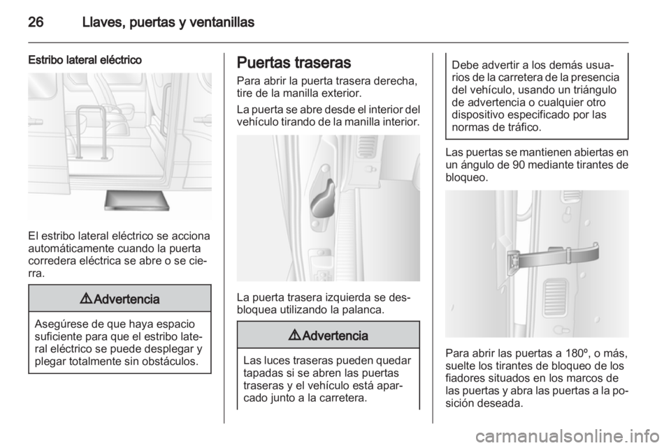 OPEL MOVANO_B 2012.5  Manual de Instrucciones (in Spanish) 