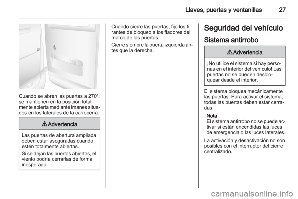 OPEL MOVANO_B 2012.5 Manual de Instrucciones (in Spanish) OPEL MOVANO_B 2012.5 Manual de Instrucciones (in Spanish)
