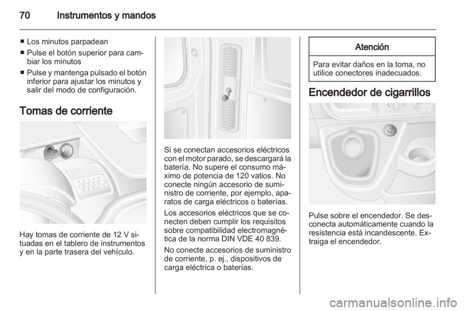 OPEL MOVANO_B 2012.5 Manual de Instrucciones (in Spanish) OPEL MOVANO_B 2012.5 Manual de Instrucciones (in Spanish)