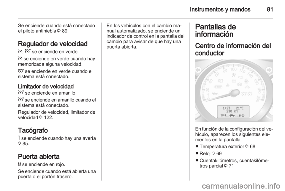OPEL MOVANO_B 2012.5 Manual de Instrucciones (in Spanish) OPEL MOVANO_B 2012.5 Manual de Instrucciones (in Spanish)