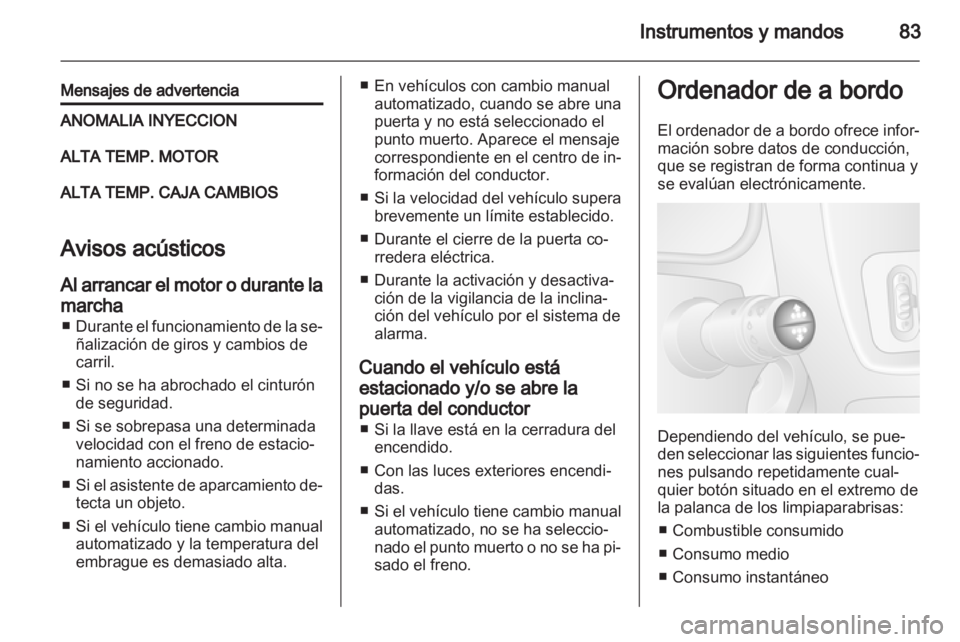 OPEL MOVANO_B 2012.5 Manual de Instrucciones (in Spanish) OPEL MOVANO_B 2012.5 Manual de Instrucciones (in Spanish)