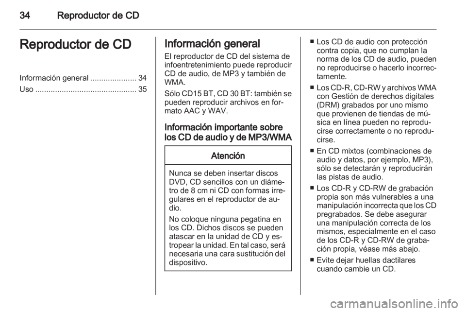 OPEL VIVARO 2013 Manual de infoentretenimiento (in Spanish) OPEL VIVARO 2013 Manual de infoentretenimiento (in Spanish)