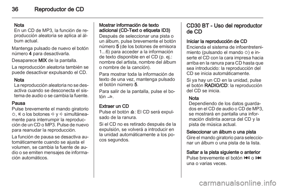 OPEL VIVARO 2013 Manual de infoentretenimiento (in Spanish) OPEL VIVARO 2013 Manual de infoentretenimiento (in Spanish)
