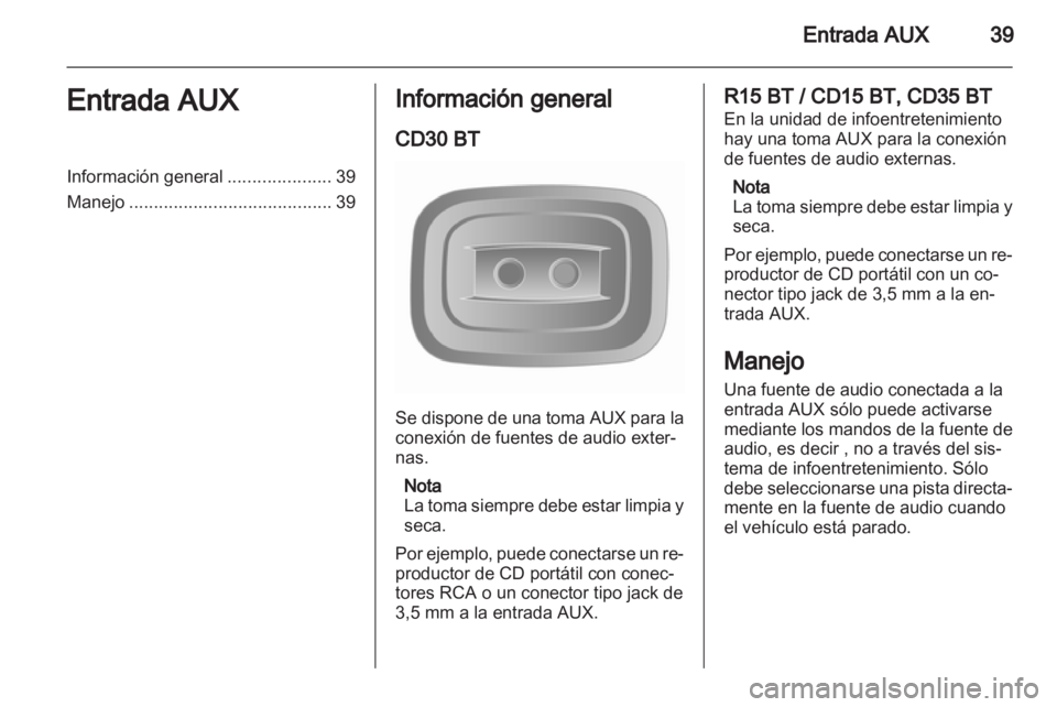 OPEL VIVARO 2013 Manual de infoentretenimiento (in Spanish) OPEL VIVARO 2013 Manual de infoentretenimiento (in Spanish)