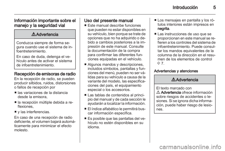 OPEL MOVANO_B 2013.5  Manual de infoentretenimiento (in Spanish) 