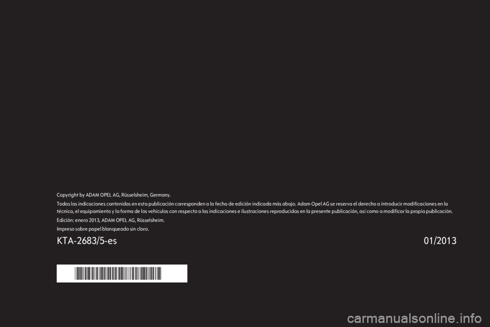 OPEL MOVANO_B 2013.5 Manual de Instrucciones (in Spanish) OPEL MOVANO_B 2013.5 Manual de Instrucciones (in Spanish)