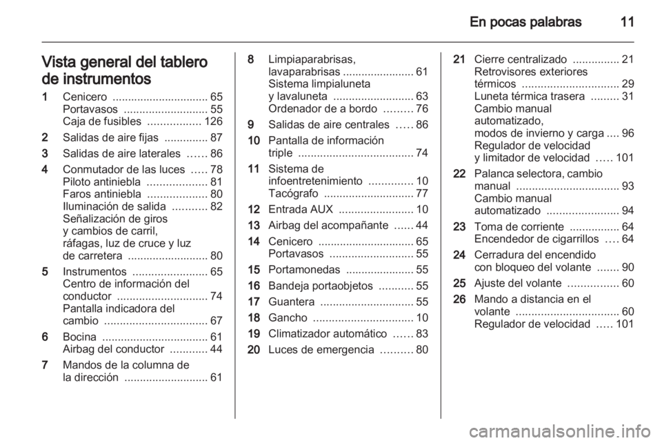 OPEL VIVARO 2011 Manual de Instrucciones (in Spanish) OPEL VIVARO 2011 Manual de Instrucciones (in Spanish)