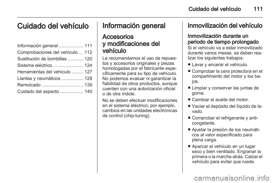 OPEL VIVARO 2011 Manual de Instrucciones (in Spanish) OPEL VIVARO 2011 Manual de Instrucciones (in Spanish)