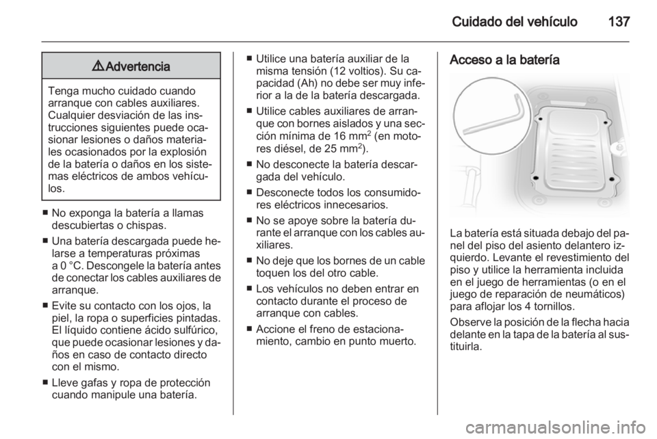 OPEL VIVARO 2011 Manual de Instrucciones (in Spanish) OPEL VIVARO 2011 Manual de Instrucciones (in Spanish)