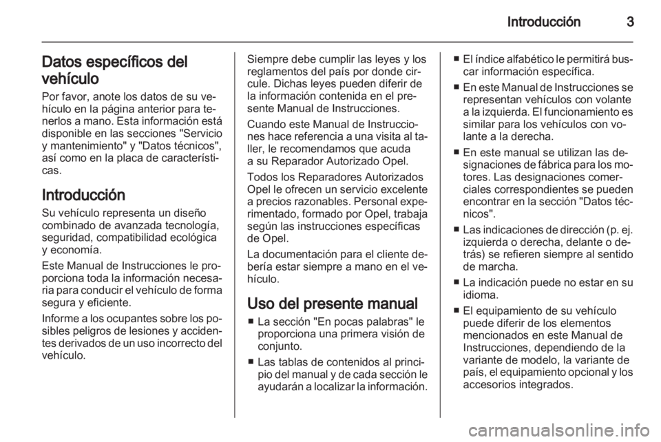 OPEL VIVARO 2011  Manual de Instrucciones (in Spanish) 