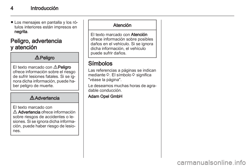 OPEL VIVARO 2011  Manual de Instrucciones (in Spanish) 