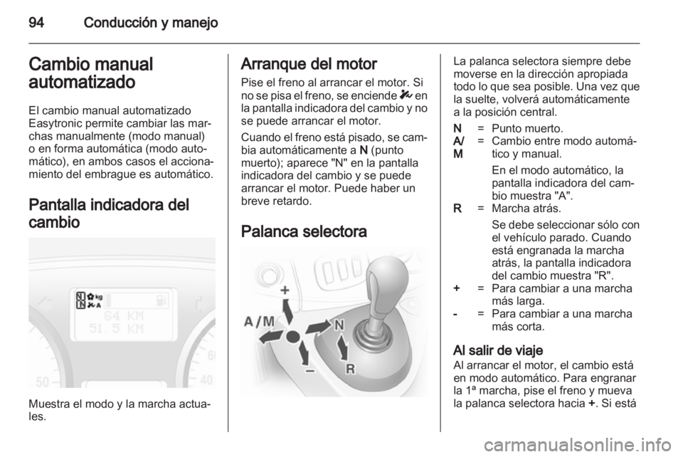 OPEL VIVARO 2011 Manual de Instrucciones (in Spanish) OPEL VIVARO 2011 Manual de Instrucciones (in Spanish)