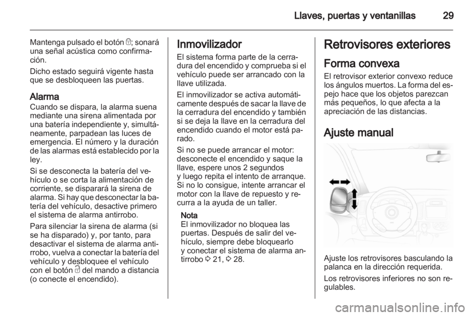 OPEL VIVARO 2011.5 Manual de Instrucciones (in Spanish) OPEL VIVARO 2011.5 Manual de Instrucciones (in Spanish)