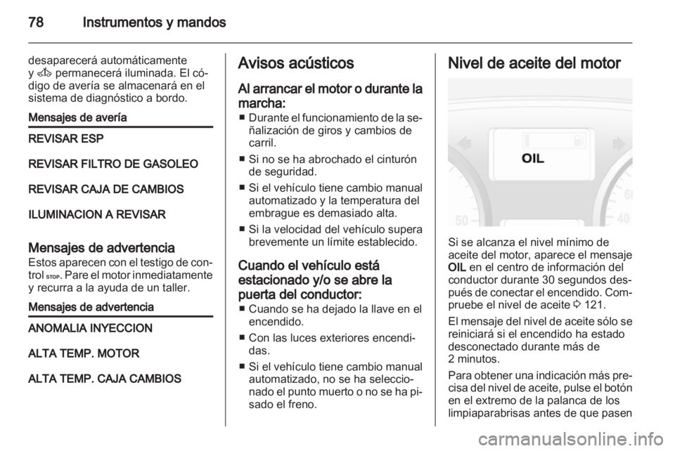 OPEL VIVARO 2011.5  Manual de Instrucciones (in Spanish) 