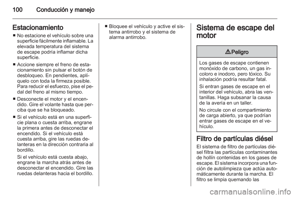 OPEL VIVARO 2012 Manual de Instrucciones (in Spanish) OPEL VIVARO 2012 Manual de Instrucciones (in Spanish)
