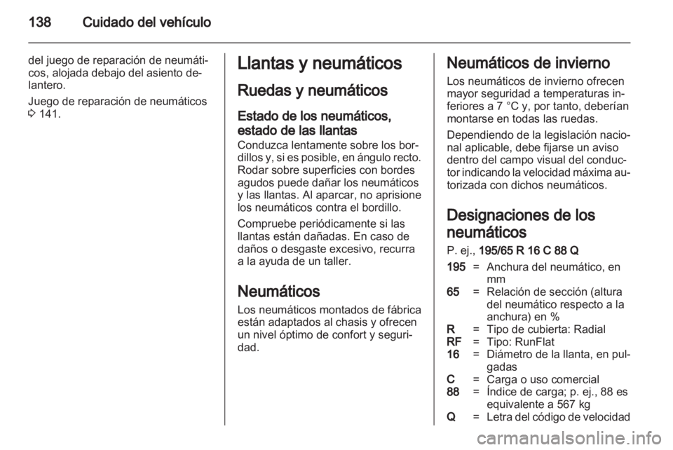 OPEL VIVARO 2012 Manual de Instrucciones (in Spanish) OPEL VIVARO 2012 Manual de Instrucciones (in Spanish)