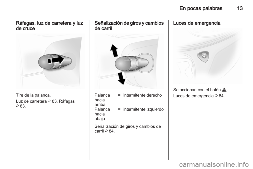 OPEL VIVARO 2012  Manual de Instrucciones (in Spanish) 