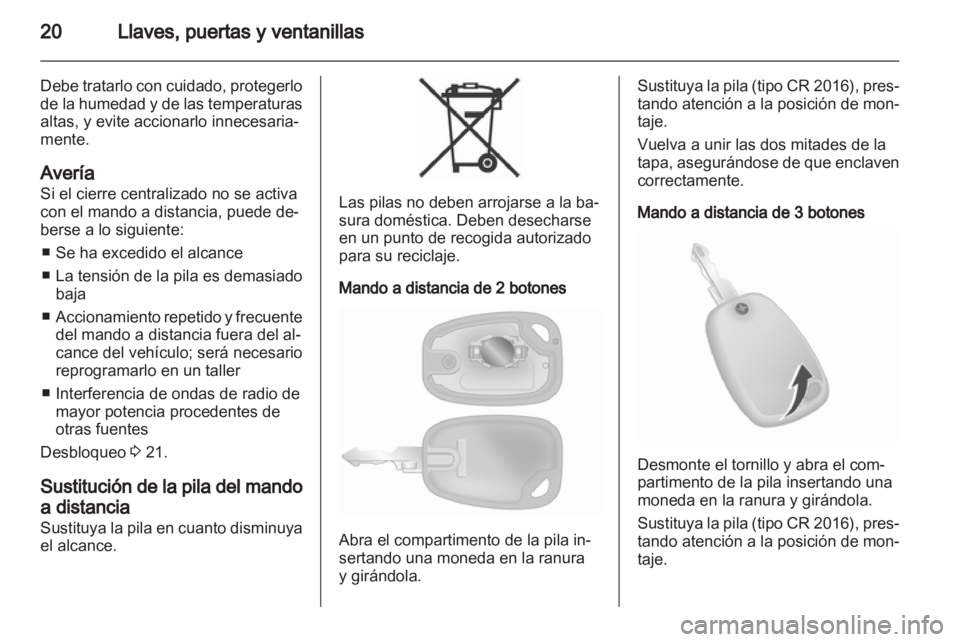 OPEL VIVARO 2012  Manual de Instrucciones (in Spanish) 