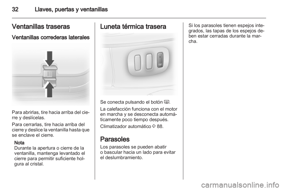 OPEL VIVARO 2012  Manual de Instrucciones (in Spanish) 