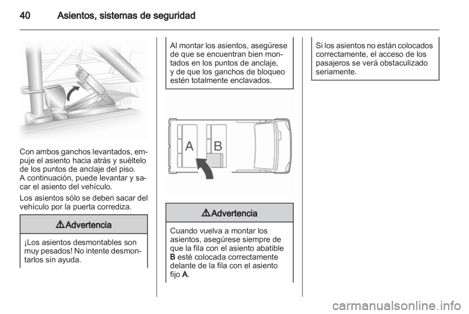OPEL VIVARO 2012  Manual de Instrucciones (in Spanish) 