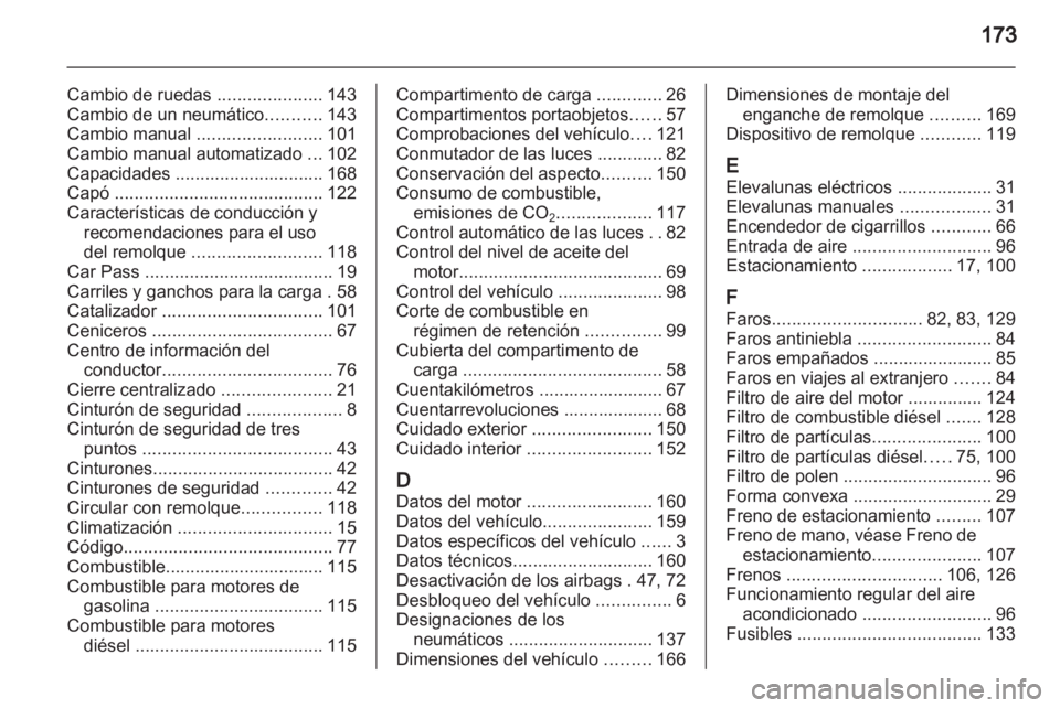 OPEL VIVARO 2013 Manual de Instrucciones (in Spanish) OPEL VIVARO 2013 Manual de Instrucciones (in Spanish)