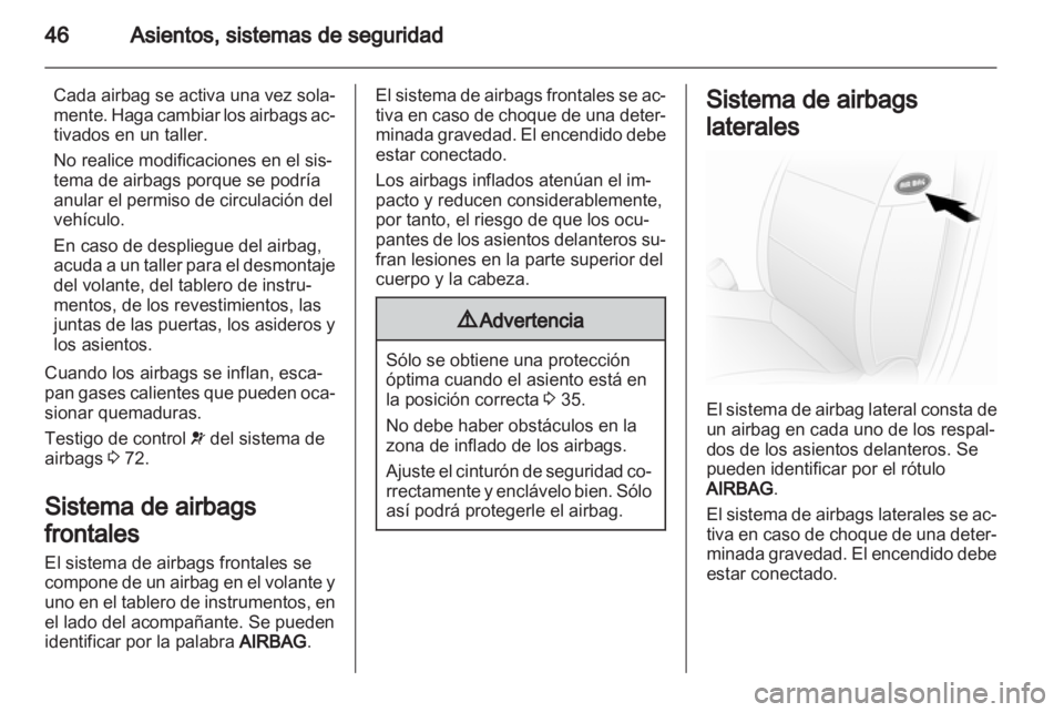OPEL VIVARO 2013 Manual de Instrucciones (in Spanish) OPEL VIVARO 2013 Manual de Instrucciones (in Spanish)