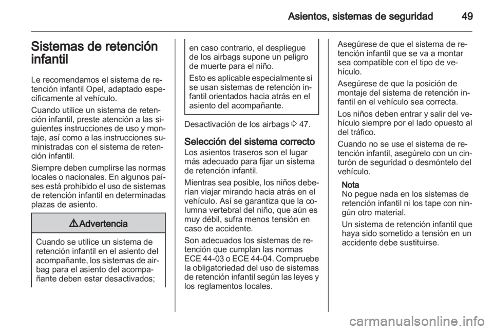 OPEL VIVARO 2013 Manual de Instrucciones (in Spanish) OPEL VIVARO 2013 Manual de Instrucciones (in Spanish)