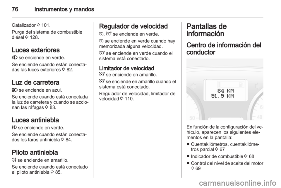 OPEL VIVARO 2013 Manual de Instrucciones (in Spanish) OPEL VIVARO 2013 Manual de Instrucciones (in Spanish)