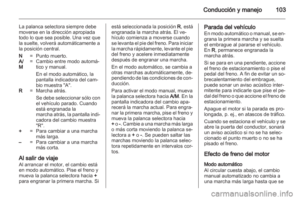 OPEL VIVARO 2013.5 Manual de Instrucciones (in Spanish) OPEL VIVARO 2013.5 Manual de Instrucciones (in Spanish)