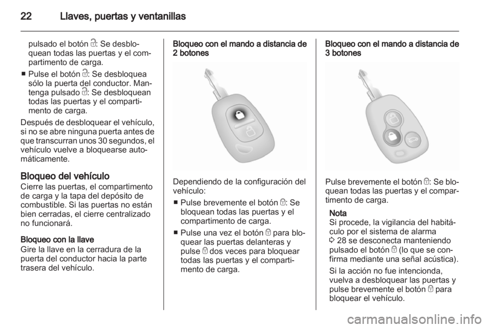 OPEL VIVARO 2013.5  Manual de Instrucciones (in Spanish) 