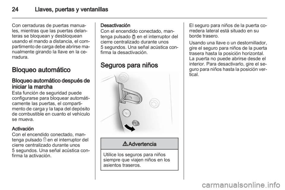 OPEL VIVARO 2013.5  Manual de Instrucciones (in Spanish) 