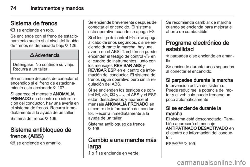 OPEL VIVARO 2013.5 Manual de Instrucciones (in Spanish) OPEL VIVARO 2013.5 Manual de Instrucciones (in Spanish)