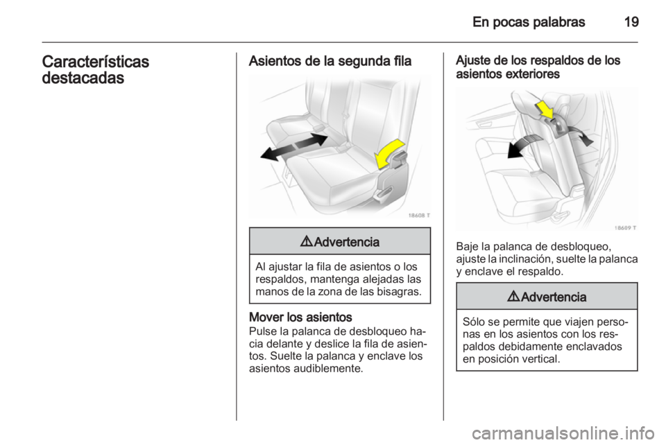 OPEL ZAFIRA 2010  Manual de Instrucciones (in Spanish) 