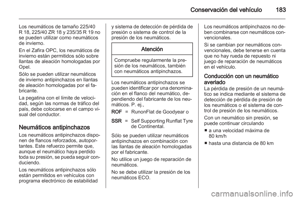 OPEL ZAFIRA 2010 Manual de Instrucciones (in Spanish) OPEL ZAFIRA 2010 Manual de Instrucciones (in Spanish)