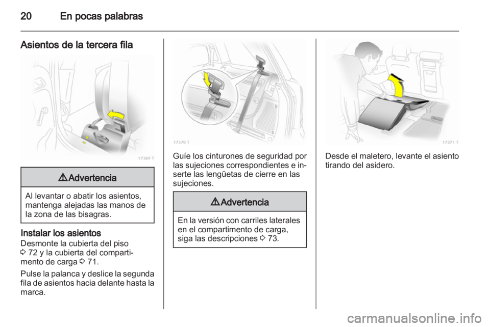 OPEL ZAFIRA 2010  Manual de Instrucciones (in Spanish) 