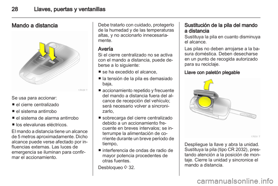 OPEL ZAFIRA 2010  Manual de Instrucciones (in Spanish) 