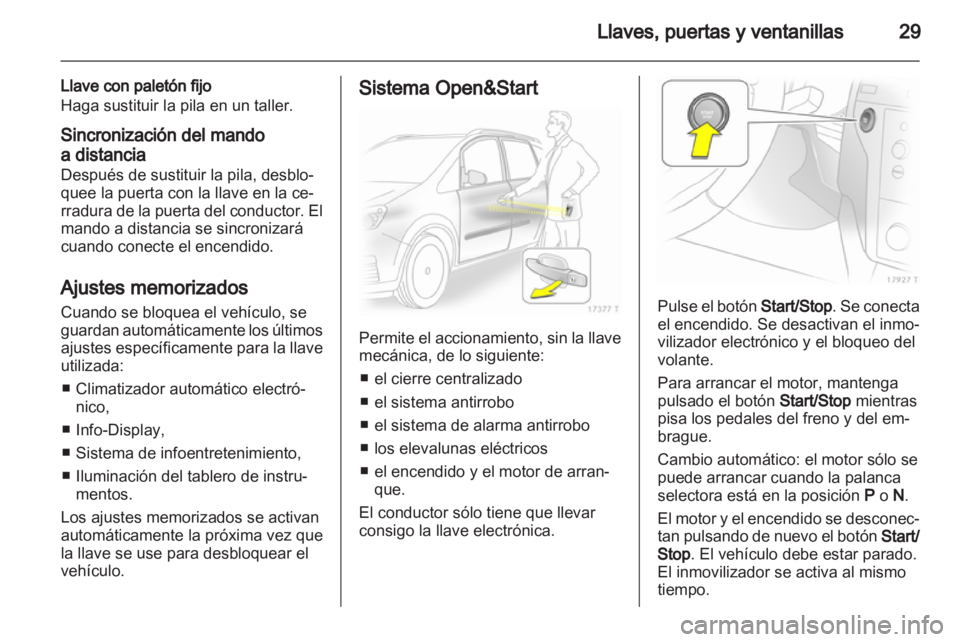 OPEL ZAFIRA 2010  Manual de Instrucciones (in Spanish) 