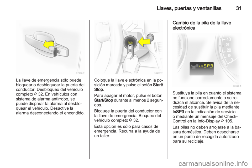 OPEL ZAFIRA 2010  Manual de Instrucciones (in Spanish) 