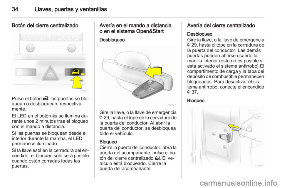 OPEL ZAFIRA 2010  Manual de Instrucciones (in Spanish) 