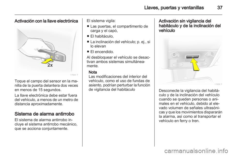 OPEL ZAFIRA 2010  Manual de Instrucciones (in Spanish) 