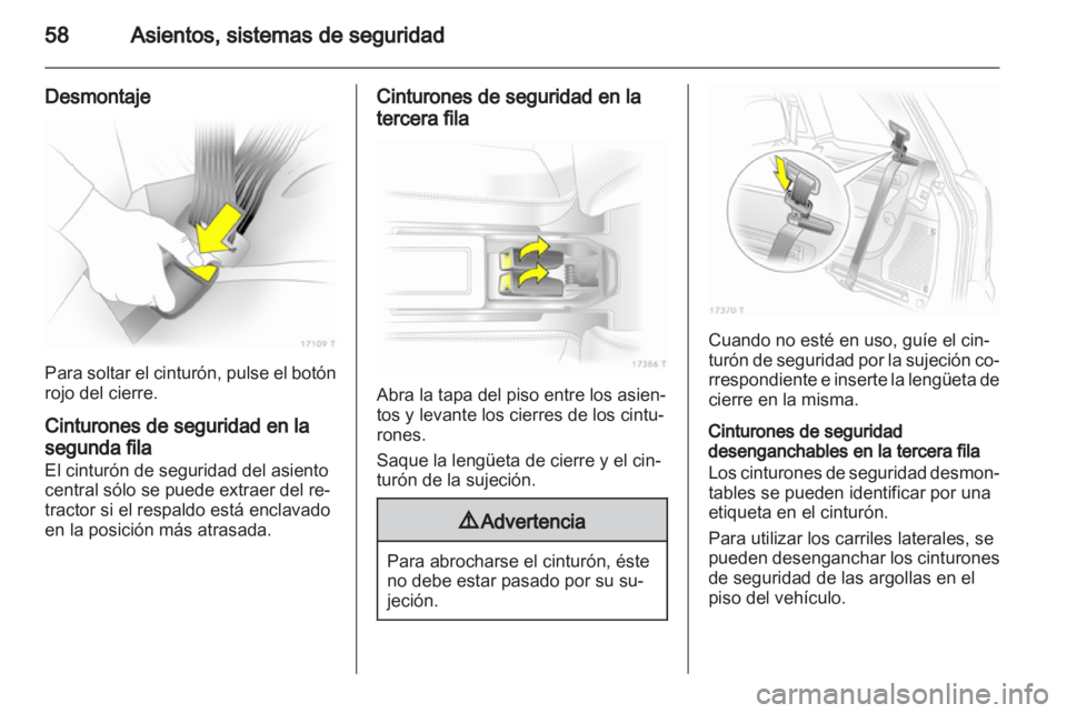 OPEL ZAFIRA 2010 Manual de Instrucciones (in Spanish) OPEL ZAFIRA 2010 Manual de Instrucciones (in Spanish)
