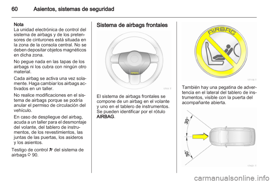 OPEL ZAFIRA 2010  Manual de Instrucciones (in Spanish) 