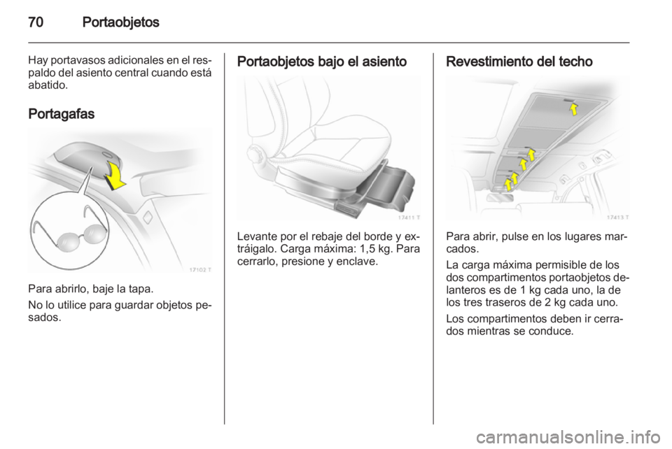 OPEL ZAFIRA 2010  Manual de Instrucciones (in Spanish) 