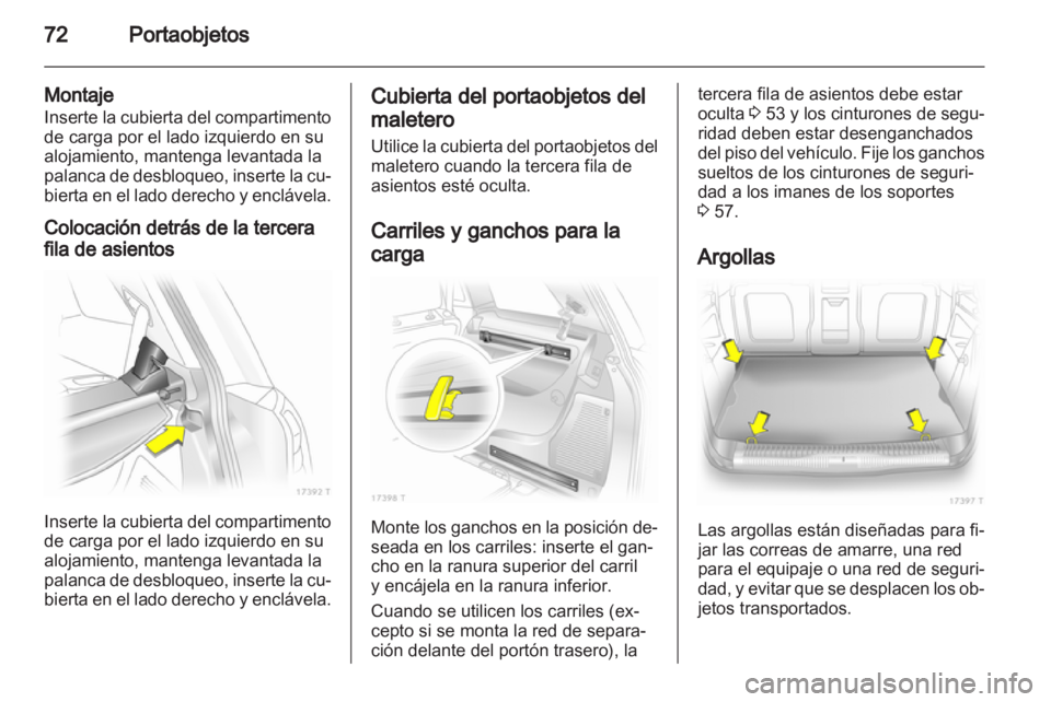 OPEL ZAFIRA 2010  Manual de Instrucciones (in Spanish) 